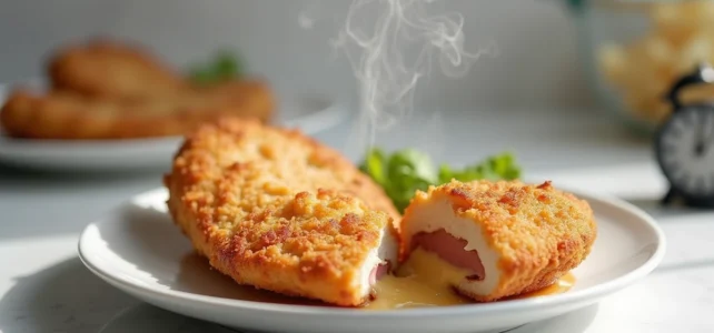 Réussir la cuisson du cordon bleu au micro-ondes : astuces et temps idéal Réussir la cuisson du cordon bleu au micro-ondes : astuces et temps idéal
